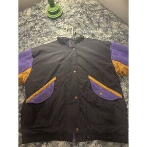Be In The Current Seen Ski Jacket Vintage 90’s  - Large  Black Polyester